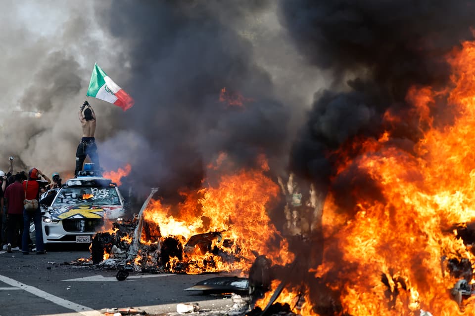 Protests Erupt In L.A. County, Sparked By Federal Immigration Raids